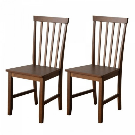 Komplet 2 krzeseł drewnianych do jadalni