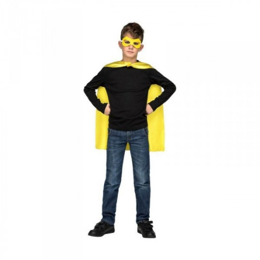 Kostium dla Dzieci My Other Me Żółty Superbohater 3-6 lat (2 Części)