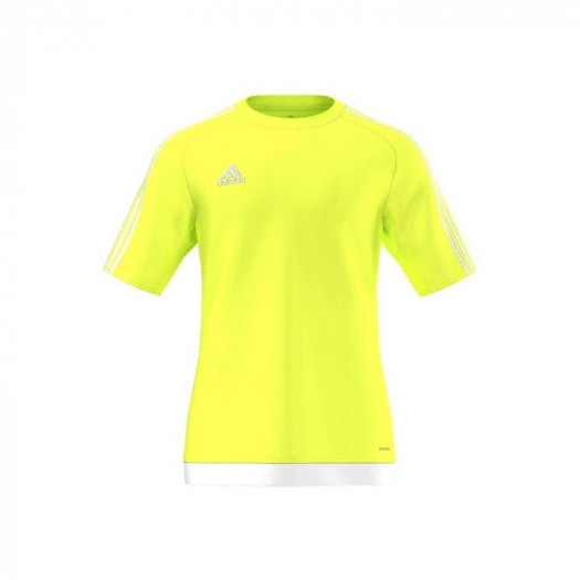 koszulka adidas estro15 jr s16160 żółto-biała
