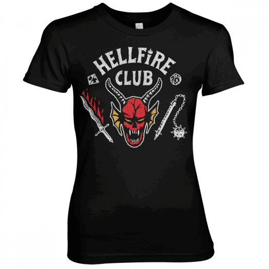 koszulka stranger things hellfire club girly