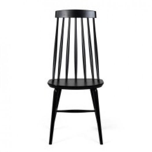 krzesło drewniane patyczak edgar czarne