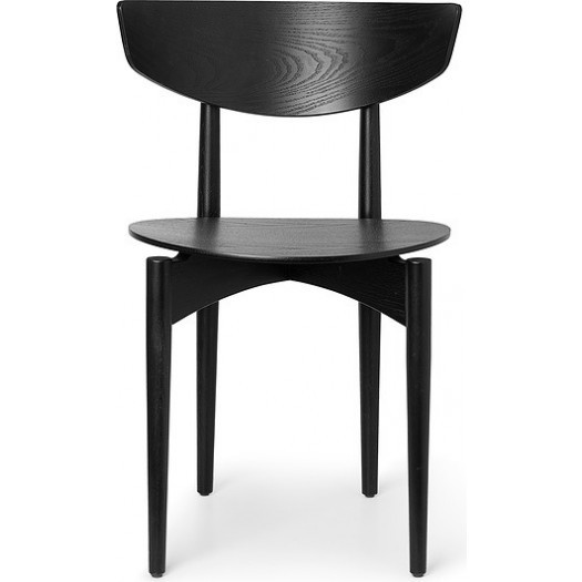 Krzesło herman czarne drewniane