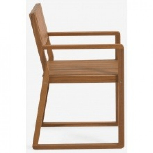 Krzesło ogrodowe emili drewniane naturalne