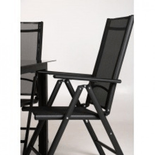 krzesło ogrodowe składane dizu czarne