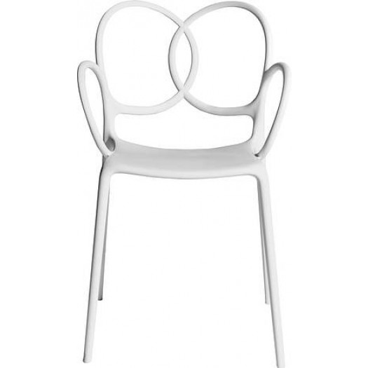 Krzesło Sissi białe z podłokietnikami