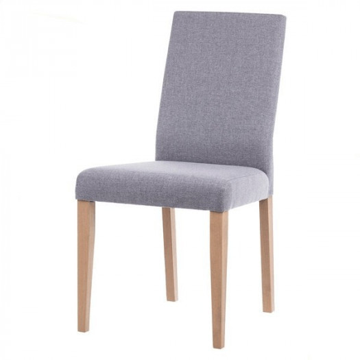 Krzesło tapicerowane melo, szare