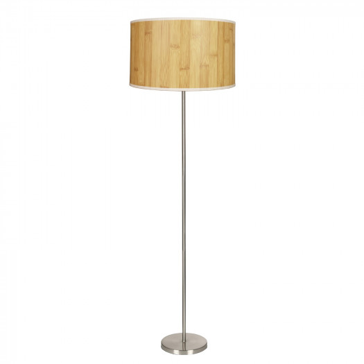 Lampa podłogowa abażur o fakturze drewna timber candellux (51-56705)