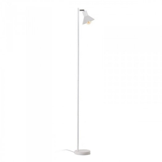 Lampa Stojąca 15,5 x 15,5 x 143 cm Metal Biały