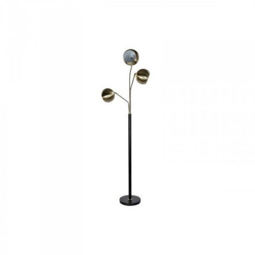 Lampa Stojąca DKD Home Decor 53 x 53 x 180 cm Czarny Złoty Metal 220 V 50 W