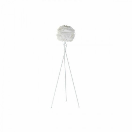 Lampa Stojąca DKD Home Decor Metal Biały Pióro (sprężyna) (40 x 40 x 150 cm)
