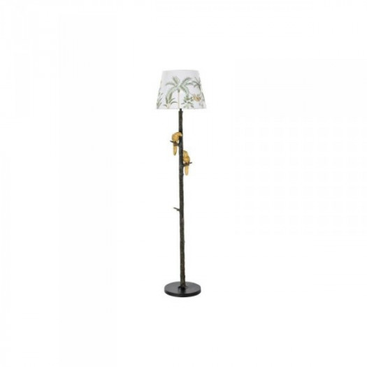 Lampa Stojąca DKD Home Decor Metal Poliester Żywica 50 W (37 x 37 x 165 cm)