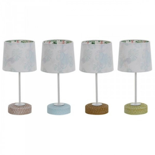 Lampa stołowa DKD Home Decor Ceramika 16 x 16 x 33 cm Wielokolorowy 220 V 25 W 4 Części