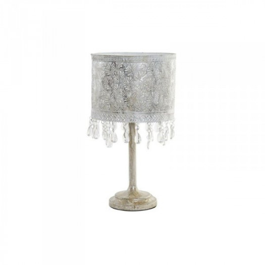 Lampa stołowa DKD Home Decor Srebrzysty Metal