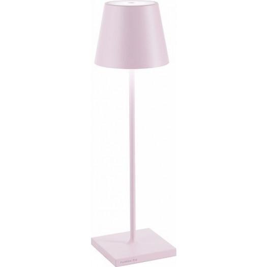lampa stołowa poldina 38 cm różowa