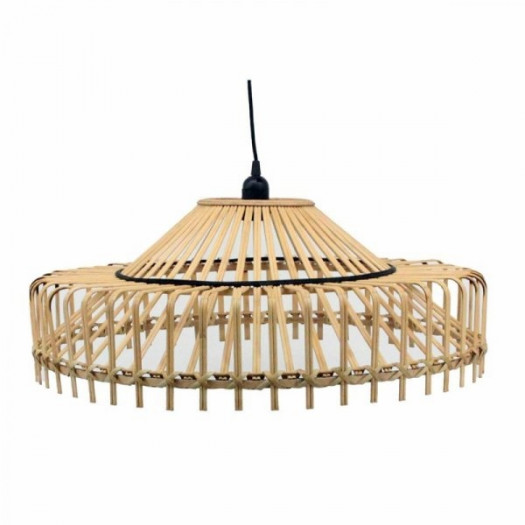 Lampa Sufitowa DKD Home Decor 61 x 61 x 23 cm 61 x 61 x 31 cm Brązowy Bambus 50 W