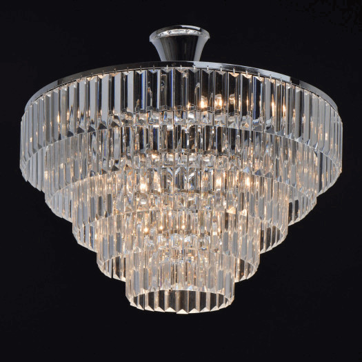 Lampa sufitowa prostokątne kryształy kaskadowe adelard mw-light crystal (642013008)