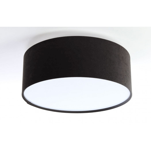 Lampa sufitowa welurowa alon czarny tkanina pcv bps koncept 090-007-40cm