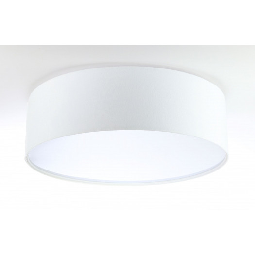 Lampa sufitowa welurowa biały tworzywo sztuczne bps koncept 090-060-40cm