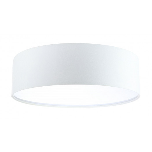 Lampa sufitowa welurowa biały tworzywo sztuczne bps koncept 090-060-50cm
