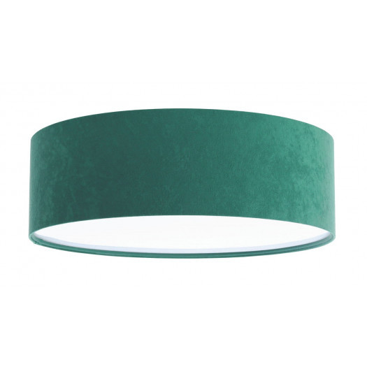 Lampa sufitowa welurowa rowel zielony tkanina pcv bps koncept 090-003-50cm