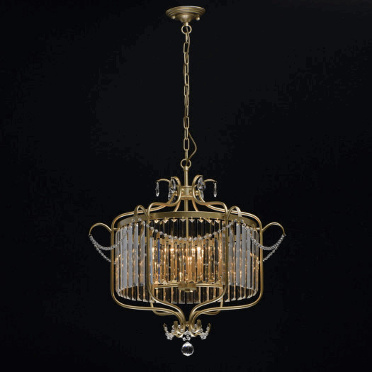 Lampa wisząca glamour złota adele mw-light crystal (373014806)