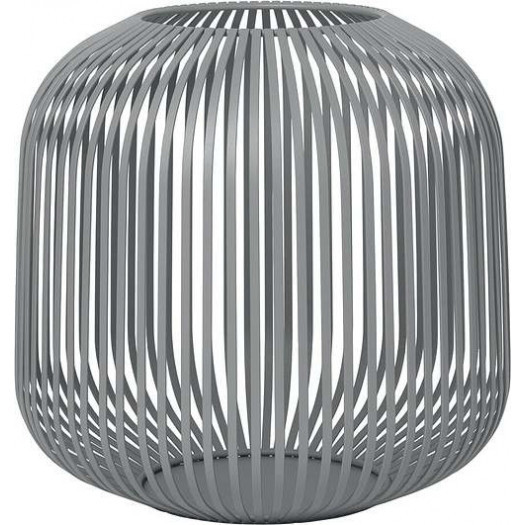 lampion lito 25 cm steel gray