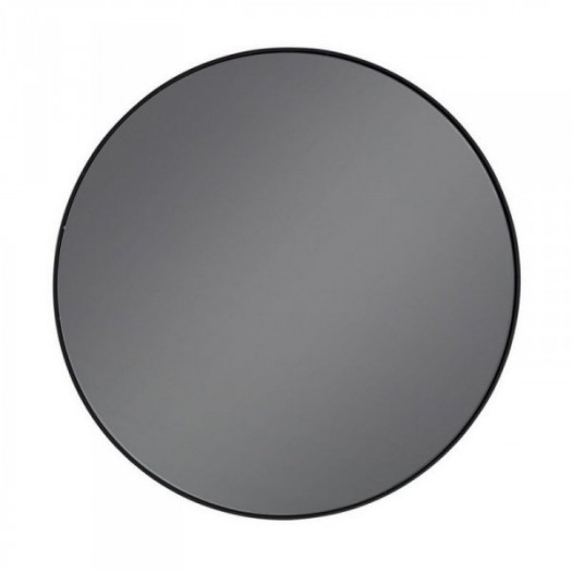 Lustro ścienne 60 x 1,5 x 60 cm Szkło Szary Metal