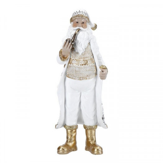 
Mikołaj z fajką biały 30 cm Timstor

