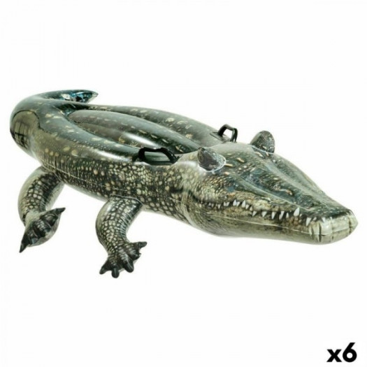 nadmuchiwana figura do basenu Intex Krokodyl 86 x 20 x 170 cm (6 Sztuk)