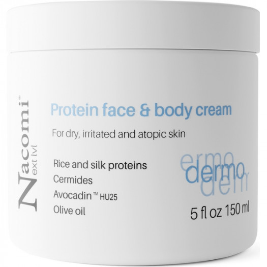 next level dermo - proteinowy krem do twarzy i ciała, 150 ml