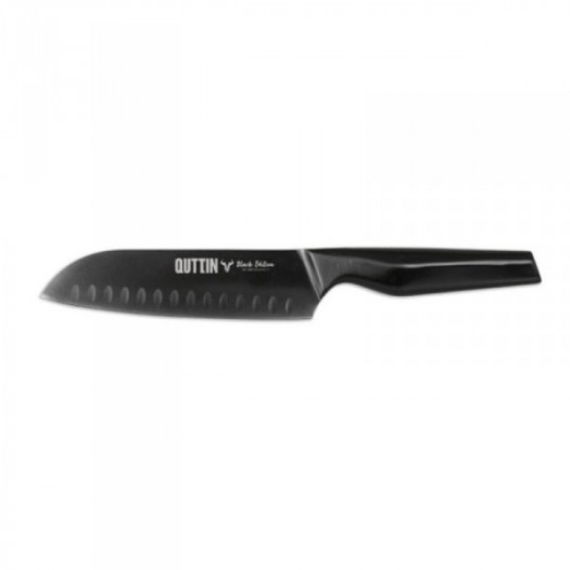Nóż Santoku Quttin Black Edition (17 cm)