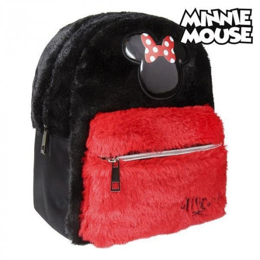 Plecak casual minnie mouse czarny czerwony
