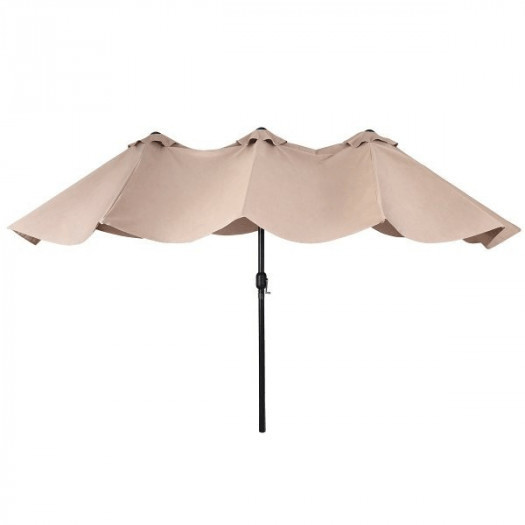 Podwójny parasol ogrodowy na taras 460 cm