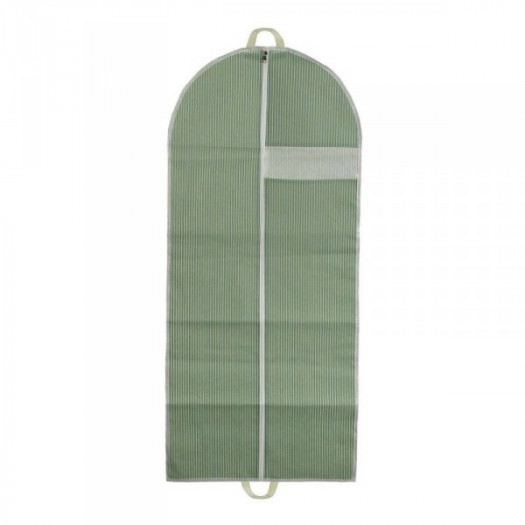 Pokrowiec na Ubranie Versa Paski Kolor Zielony 135 x 60 cm