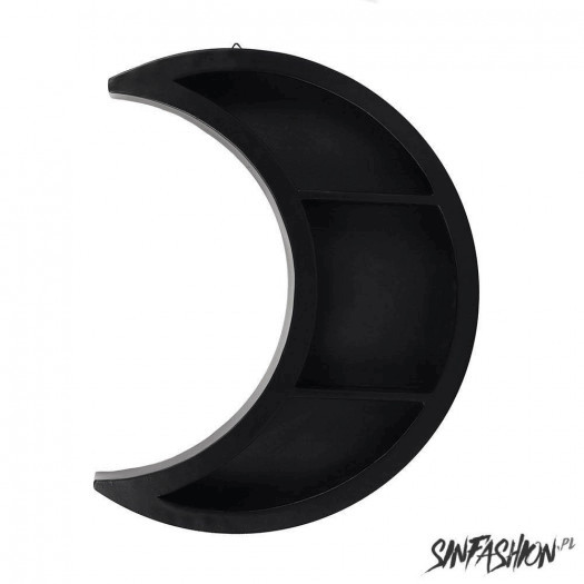 Półka black decor crescent moon shelf