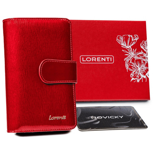 portfel skórzany lorenti czerwony 76116-sh-rfid