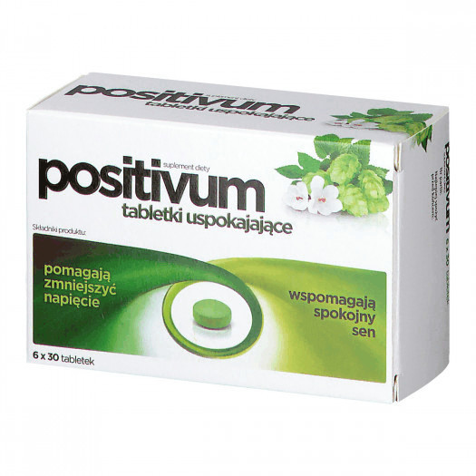 positivum ziołowe tabletki uspokajające 180 