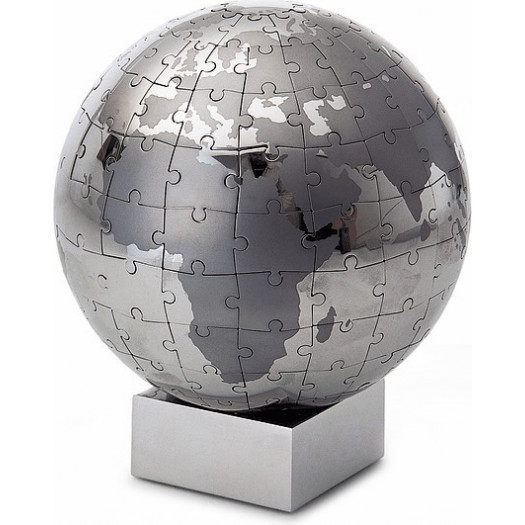 Puzzle 3d globus extrawaganza stalowe 12 cm
