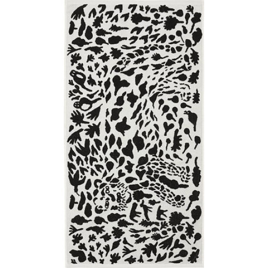 ręcznik do rąk oiva toikka cheetah 50 x 70 cm czarno-biały