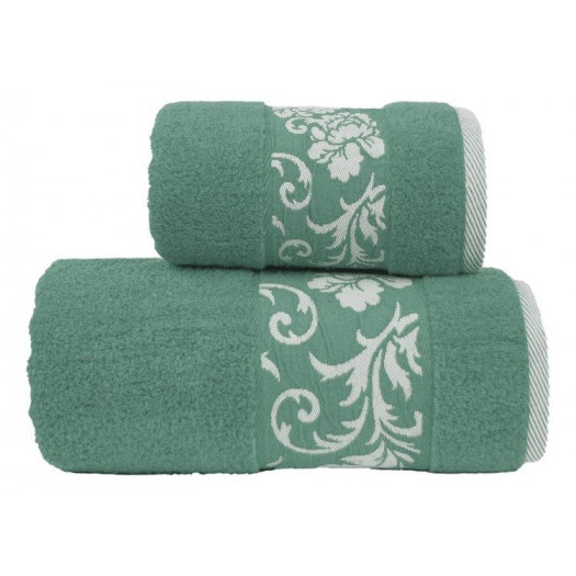 Ręcznik greno glamour zielony 70 x 140