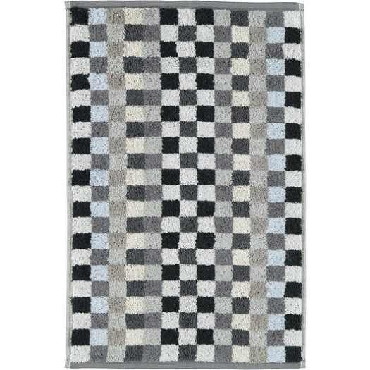 Ręcznik unique szachownica 30 x 50 cm antracytowy