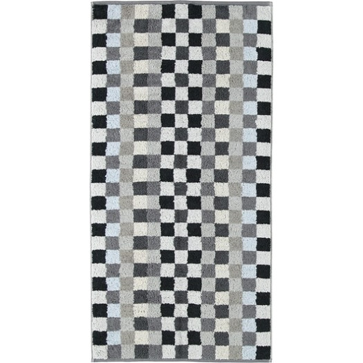 Ręcznik unique szachownica 50 x 100 cm antracytowy