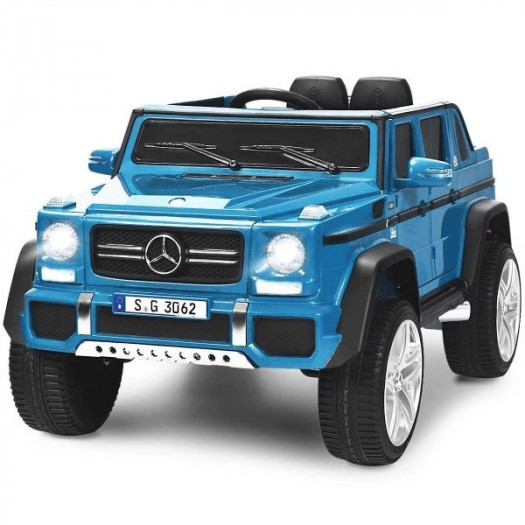 samochód dla dzieci mercedes benz maybach g650-s  z oświetleniem led niebieski
