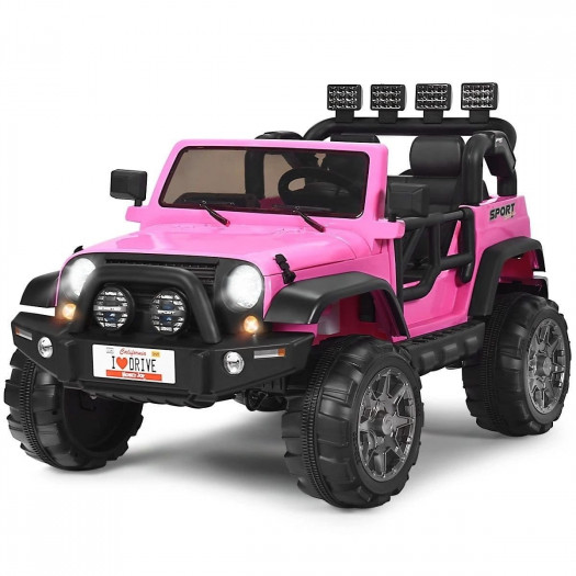 Samochód elektryczny SUV dla dzieci różowy