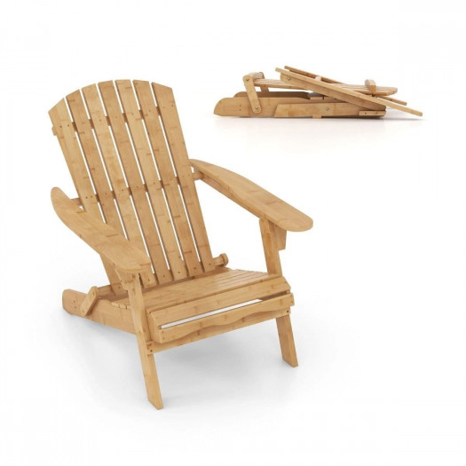 Składane krzesło ogrodowe Adirondack 70x93x80