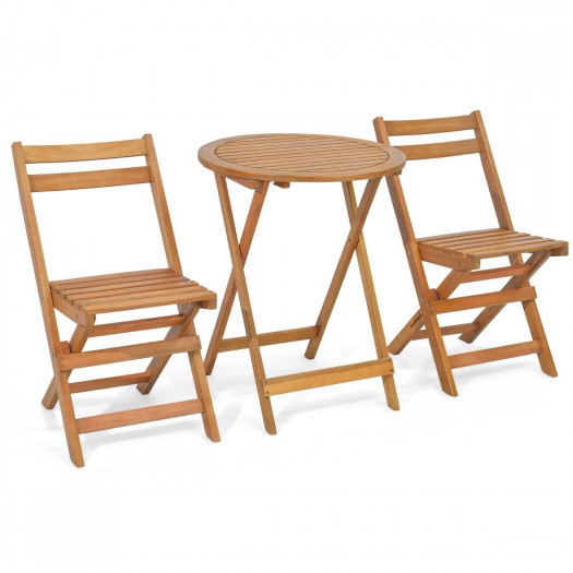 Składany komplet mebli ogrodowych stół i krzesła