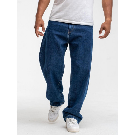 spodnie jeansowe męskie regular sprane niebieskie carhartt wip landon