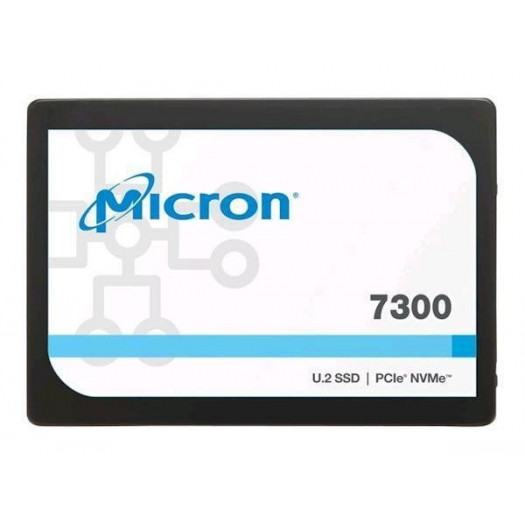 Ssd|micron|ssd series 7300 pro|1.92tb|pcie|nvme|nand flash technology tlc|write speed 1550 mbytes/se