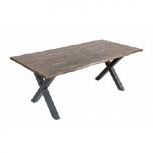 stół drewniany do jadalni genesis vintage 160 cm brązowy akacja