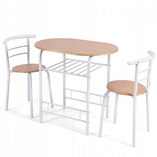 Stół i 2 krzesła zestaw do kuchni jadalni salonu